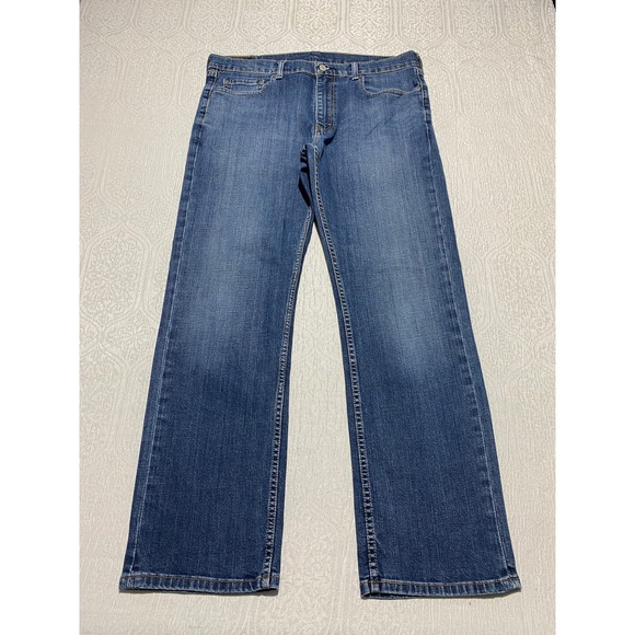 Levi's Other - Levi's 559 Relaxed Straight Leg Jeans Men's‎ 36×32 Medium Wash Denim Whiskers